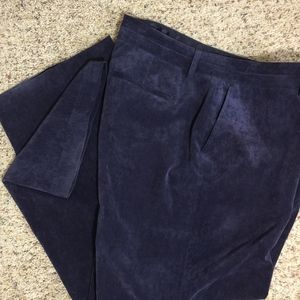 Coldwater Creek Navy Corduroy Pant 18W